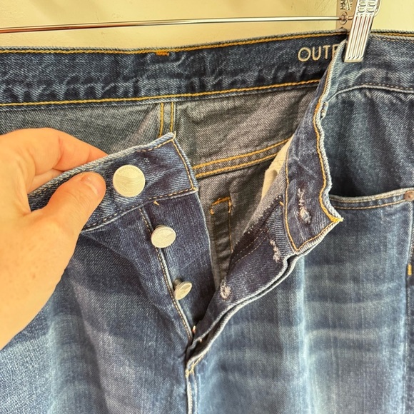 Outerknown S.E.A. Jeans Fillmore Boyfriend Button Fly Size 30 - Picture 4 of 8